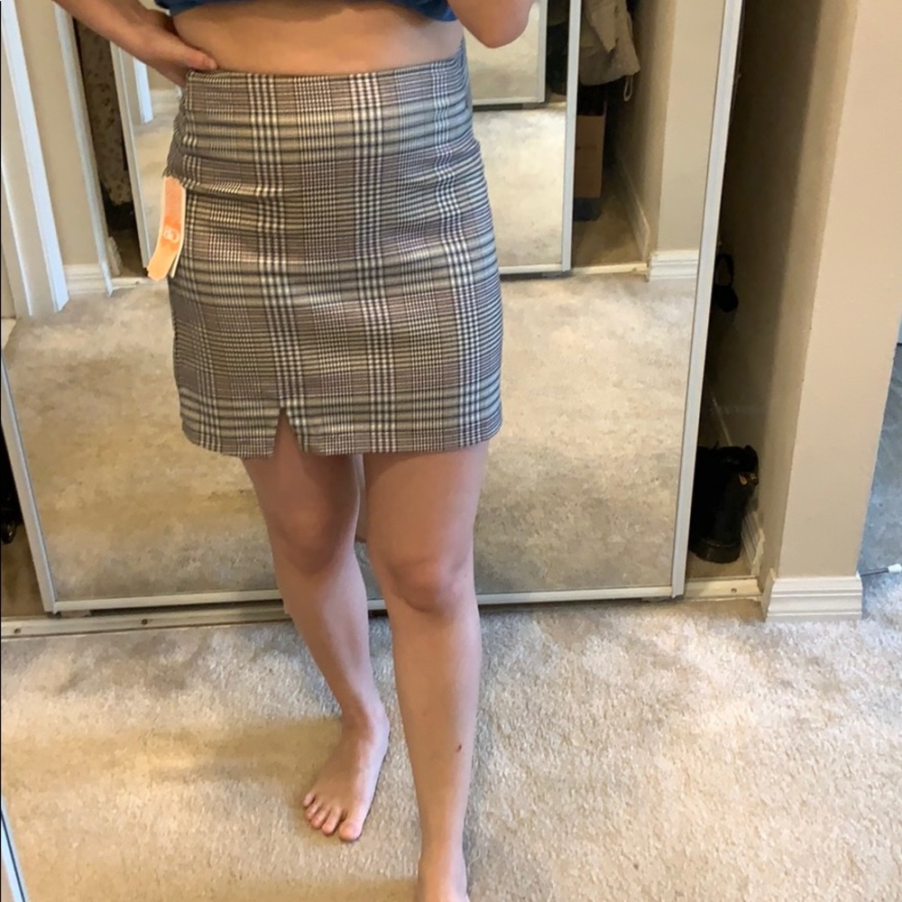 Gianni Bini Plaid Skirt